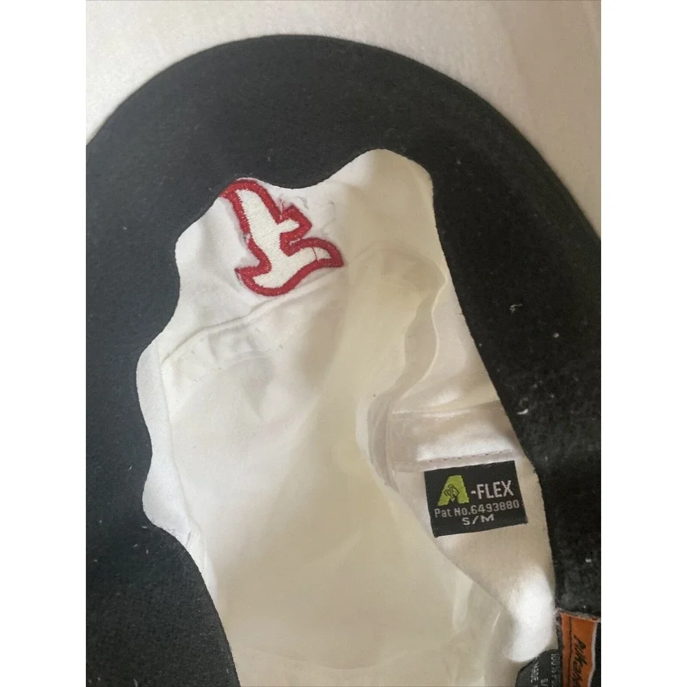 Firestone Embroidered Logo White Pukka‎ Headwear Flex Military Style Hat S/M